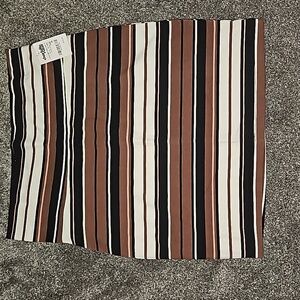 Striped mini skirt